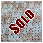 Tan and White Afghan for Sale